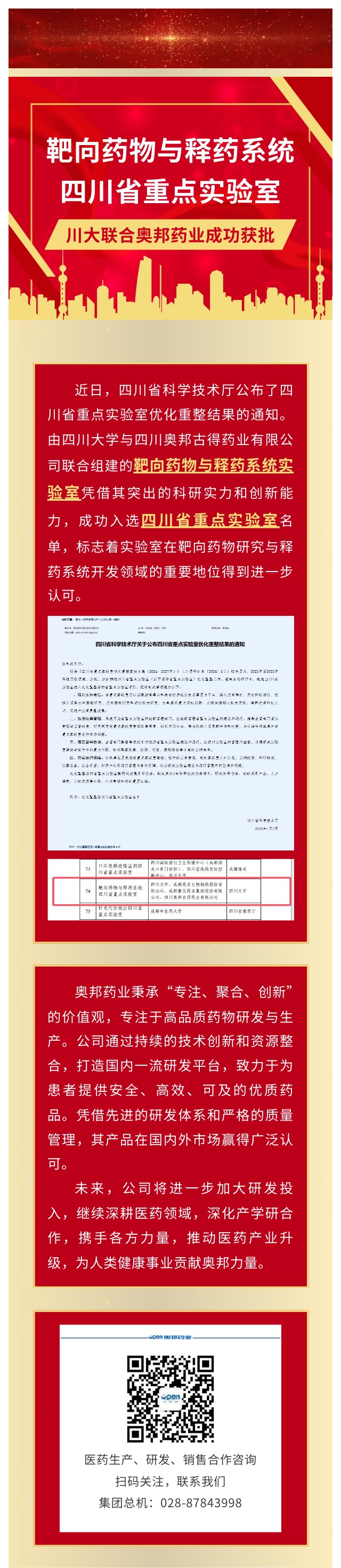 川大聯(lián)合奧邦藥業(yè)成功獲批靶向藥物與釋藥系統(tǒng)四川省重點(diǎn)實(shí)驗(yàn)室.jpg